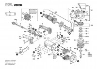 Bosch 0 601 353 037 GWS 18 U Angle Grinder 240 V / 027 - AU Spare Parts