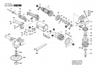 Bosch 0 601 353 187 GWS 18 U Angle Grinder 220 V / 025 - AMS Spare Parts
