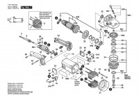 Bosch 0 601 356 060 GWS 20-180 S Angle Grinder 115 V / 061 - US Spare Parts
