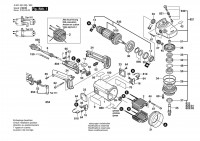 Bosch 0 601 361 004 GWS 23-180 Angle Grinder 220 V / 039 - ID Spare Parts