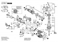 Bosch 0 601 361 065 GWS 23-180 Angle Grinder 220 V / 034 - FI Spare Parts