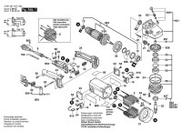 Bosch 0 601 361 134 GWS 24-180 Angle Grinder 115 V / 025 - AMS Spare Parts