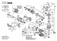 Bosch 0 601 361 137 ANGLE GRINDER Angle Grinder 240 V / 027 - AU Spare Parts