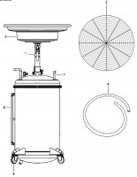 FACOM OD.80G OIL DRAINER (TYPE 1) Spare Parts