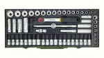 Proxxon 23112 65-Piece Super Compact Socket Set with 3/8\" Ratchet Spare Parts