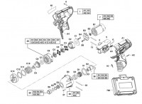 Milwaukee 4000411081 C12ID-22C GB2 Cordless Impact Driver Spare Parts