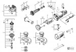 Milwaukee 4000440321 AG10-115 Angle Grinder Gb2 Spare Parts