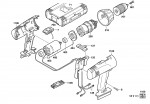 Milwaukee 4000389415 PES18T Cordless Hammer Drill 18T Spare Parts