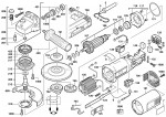 Milwaukee 4000407501 AG15-125XC Angle Grinder Aus Spare Parts