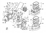 Milwaukee 4000378916 VS11D Orbital Sander Spare Parts