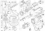 Milwaukee 4000381380 AG8-125Q Angle Grinder In2 Spare Parts