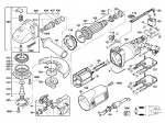 Milwaukee 4000385061 AG9-125QXC Angle Grinder In2 Spare Parts