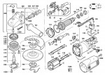 Milwaukee 4000385081 AG8-125Q Angle Grinder In2 Spare Parts