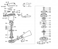 Milwaukee 4000391191 PRS125E Random Orbit Sander In2 Spare Parts