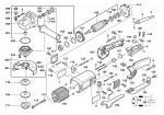 Milwaukee 4000393854 AG23-180 Angle Grinder Spare Parts