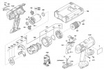 Milwaukee 4000395174 P14.4TXC Cordless Drill Bbrcask In2 Spare Parts