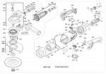 Milwaukee 4000402341 AGVM24-230GEX Angle Grinder In2 Spare Parts