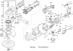 Milwaukee 4000402598 AGVM24-230GX Angle Grinder Dms Gb1 Spare Parts