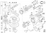 Milwaukee 4000407007 AG8-100 Angle Grinder In2 Spare Parts