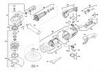 Milwaukee 4000410626 AG21-230DMS Ag21230 Dms Angle Grinder Gb1 Spare Parts