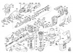 Milwaukee 4000415515 HD28H-32X Cordless Rotary Hammer Spare Parts