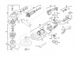 Milwaukee 4000416168 AG21-230 Dms Angle Grinder Spare Parts