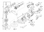 Milwaukee 4000416176 AG21-230E Angle Grinder In2 Spare Parts