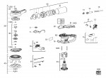 Milwaukee 4000431171 ROS150E-2 Random Orbit Sander In2 Spare Parts