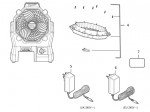 Milwaukee 4000452167 M18AF-0 Fan Spare Parts