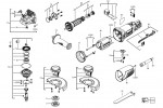 Milwaukee 4000458163 AG1000-125EK D-SET Angle Grinder In2 Spare Parts