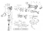 Milwaukee 4000467702 M18CAG 115XPD-0 Angle Grinder Spare Parts