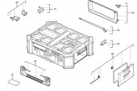 Milwaukee 4000474862 M18PRCDAB+-0 M18 Radio Charger Spare Parts