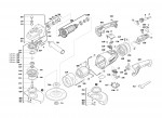 Milwaukee 4000476851 AGV21-230GEX Angle Grinder In2 Spare Parts