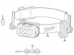Milwaukee 4000481173 IRHL450 Usb Headlamp 450 Lm Emea Spare Parts