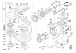 Milwaukee 4000403246 AG8-100 Angle Grinder Aus Spare Parts