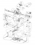 Draper SMS250D1800 230V 255mm Sliding Compound Mitre Saw Spare Parts