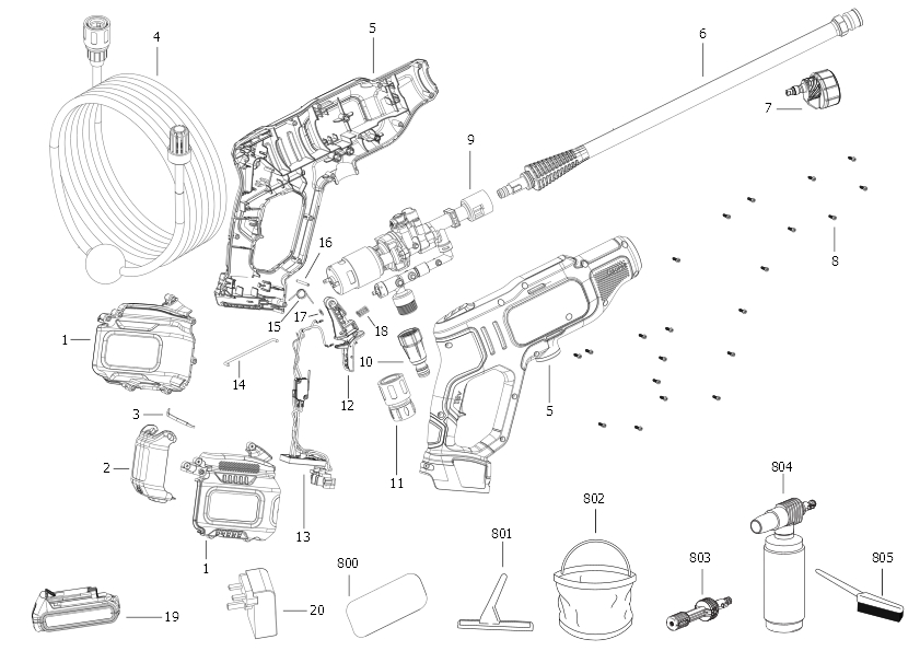 Black Decker Pressure Washer Parts