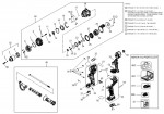 Dewalt DCD1007H2T Cordless Drill Spare Parts Type 1