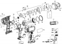 Dewalt DCF899P2-GB - Type 3 18v Impact Wrench Spare Parts