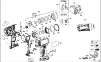 DEWALT DCF899 1/2 IMPACT WRENCH (TYPE 1) Spare Parts