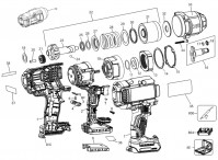 DeWalt DCF900NT Impact Wrench Spare Parts