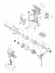 Makita DTD063 14.4 Volt LXT Cordless Impact Driver Spare Parts