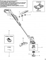 Black & Decker BST2018 Type H2 Cordless String Trimmer Spare Parts