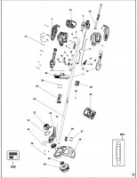 DEWALT DCM5713 TRIMMER (TYPE 1) Spare Parts