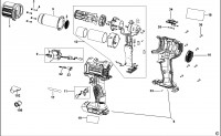 DeWalt DCE530 Cordless Hot Air Heatgun Type 1 Spare Parts