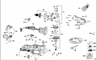 DeWalt DCM849 18V Brushless Rotary Polisher Spare Parts