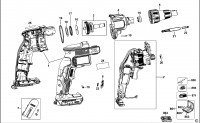 Dewalt DCF620 Brushless Drywall Screwdriver Spare Parts Type 3