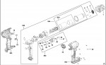 Stanley SFMCE530-XJ Stanley V20 Drill Spare Parts Type 1