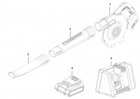 BLACK & DECKER GWC1800LN BLOWER VAC (TYPE 1) Spare Parts