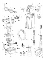 Black & Decker PW1350 Type 1 Pressure Washer Spare Parts